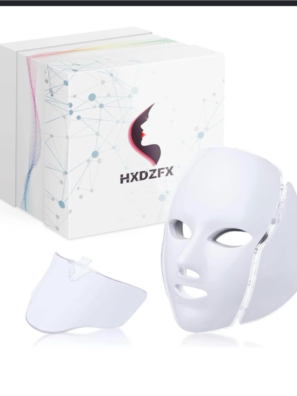 LED Facial Mask - White Women’s Skincare Mask